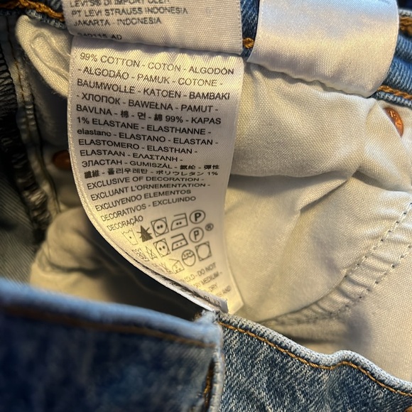 Levi’s Premium Wedgie Button Fly Jeans Size 25 - Picture 14 of 16